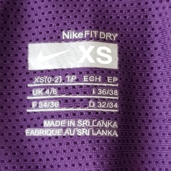 Nike FITDRY purple racerback tank XS - Picture 3 of 6